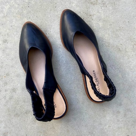 Kelsi Dagger Shoes - Kelsi Dagger Slingback Leather Flats